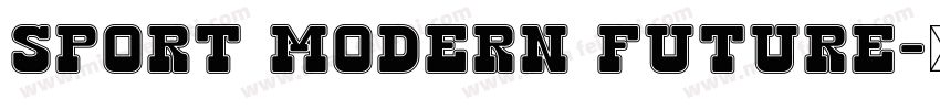 Sport Modern Future字体转换